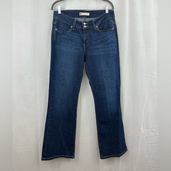 Levi's 529 Curvy Bootcut Medium Wash Mid Rise Denim Jeans Women's Size 31 - Picture 1 of 8